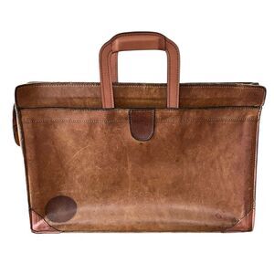 Vintage Hartmann Brown Leather Briefcase Bag